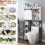 Over The Toilet Storage Cabinet, Bathroom Shelves Over Toilet With Sliding Barn Door
