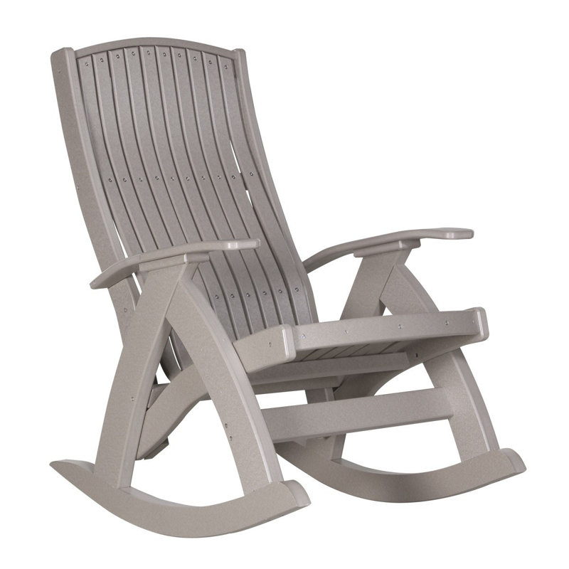 Fauteuil à bascule comfort Philippe, Bois vieilli
