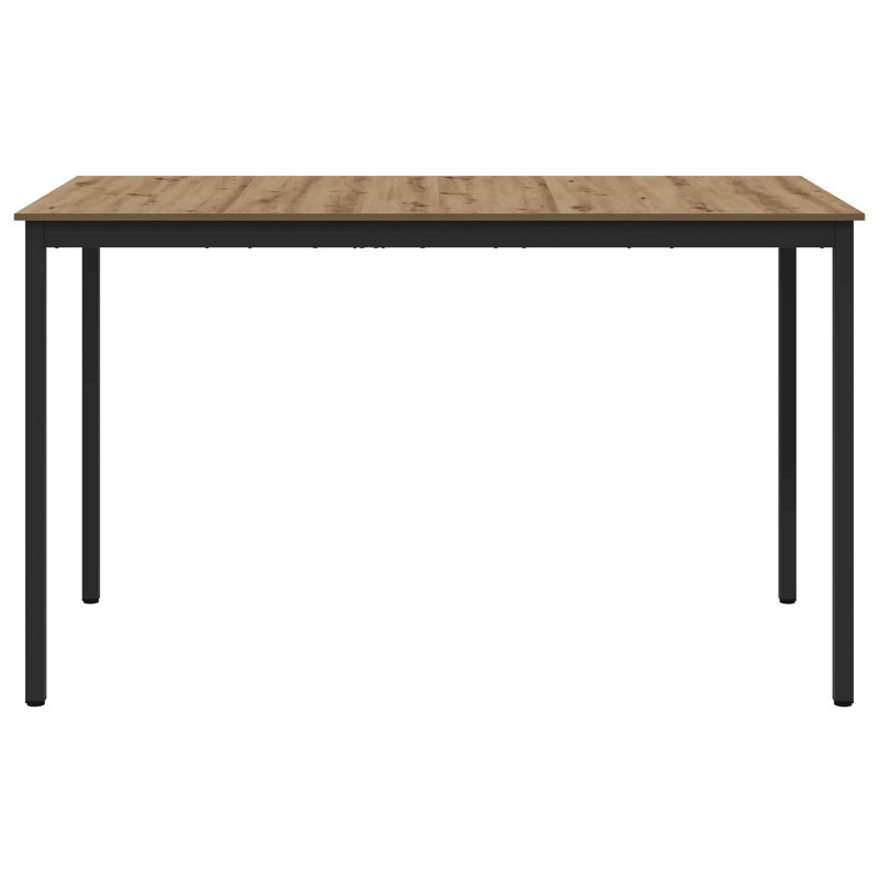Standing Bar Table Engineered Wood, Light Brown, 105cmH x 180cmL x 90cmW