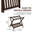 Porte-bagages pliable en bois avec tablette-121429814-110396353