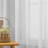 Couey Farmhouse Striped Sheer Rod Pocket Curtain Pair-107099061-107099057