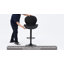 Tabouret de bar pivotant à 360 ° - Hauteur réglable avec structure en métal robuste-386513291