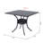 Malia Square Cast Aluminum Outdoor Dining Table Garden Patio Furniture Black