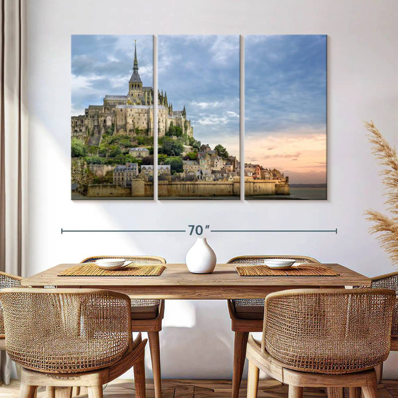 Adella - Mont Saint-Michel historique, H 42 po x l 65 po