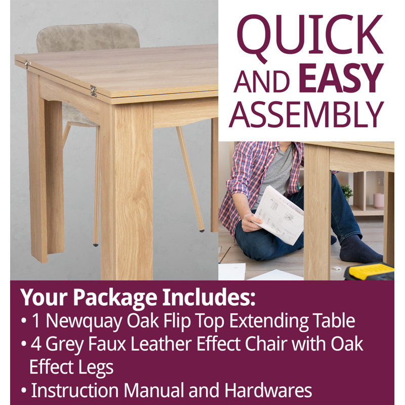 Ludden 4 - Person Dining Set