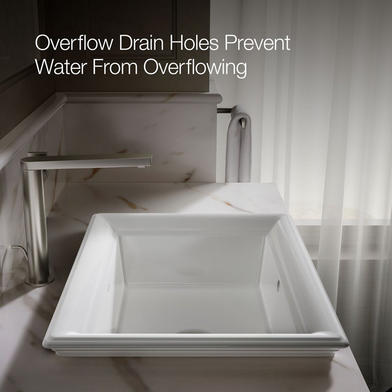 Artifacts 21 In. Rectangular Drop-In Bathroom Sink