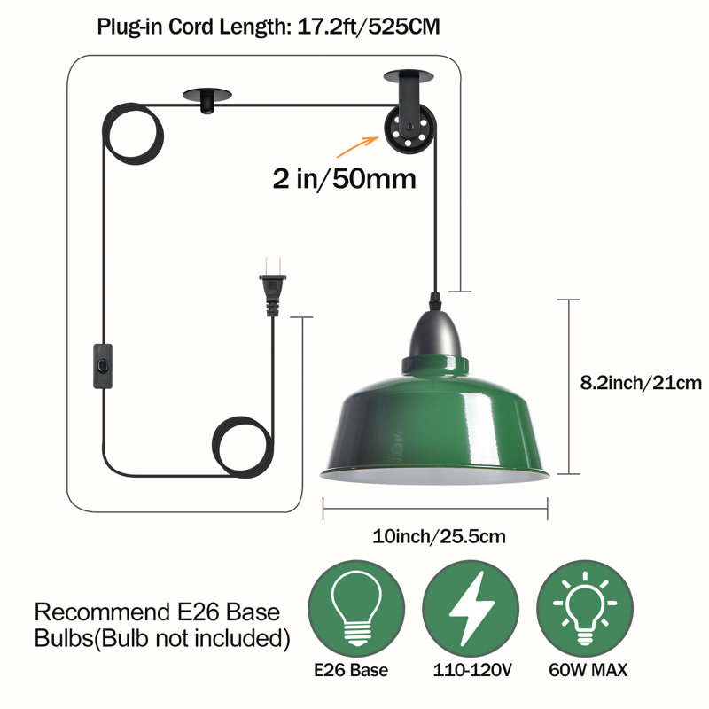 Luminaire suspendu Green Farmhouse