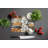 Bichon Frise Fall Kitchen Pumpkins Glass Cutting Board Large