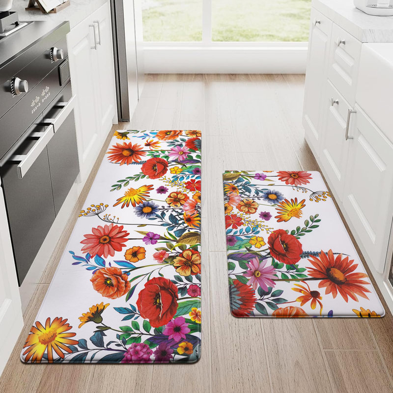 Auerbach Polyester Anti-Fatigue Non-Skid Kitchen Mat