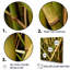 Gros plan sur un champ de bambou - Décoration murale en bambou_106659-95899442-95899441