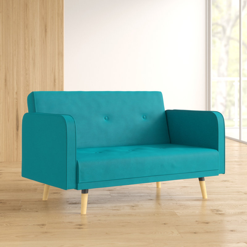 Kaplan 2 Seater Sofa Bed, Teal