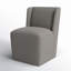 Chaise d'appoint rembourrée Ardeth-110651339