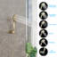 Système de robinet de pomme de douche rond en acier inoxydable 10 "avec valve brute-60164254