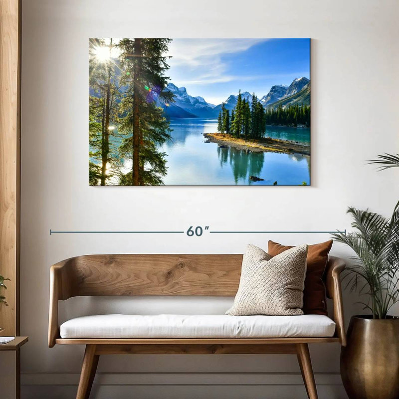 Alvord Sunny Maligne Lake, H 30 po x l 45 po