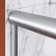 VTI 46" - 48" W X 72" H Double Sliding 1/4" Clear Tempered Glass Shower Door Matte Black Finish