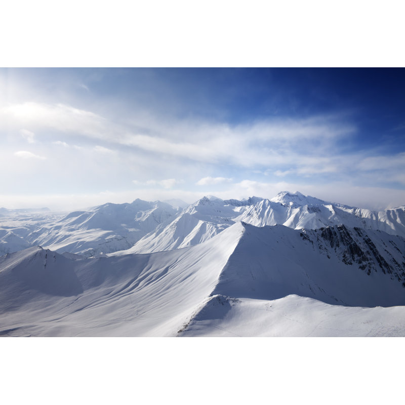 Off-piste Slope by BSANI - Wrapped Canvas Print, 81cm H x 122cm W