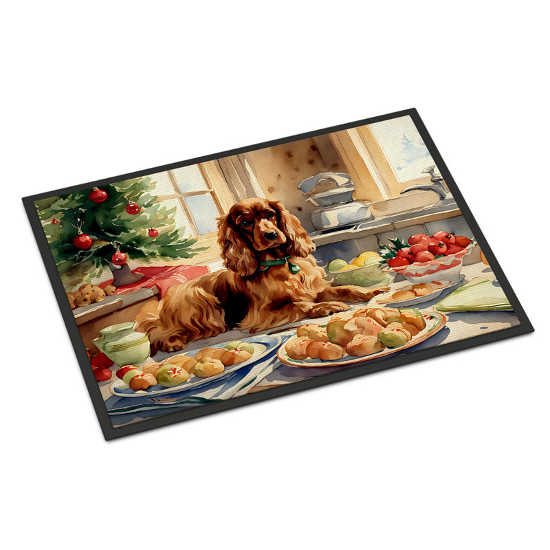Junya Non-Slip Christmas Doormat, 24" W x 36" L