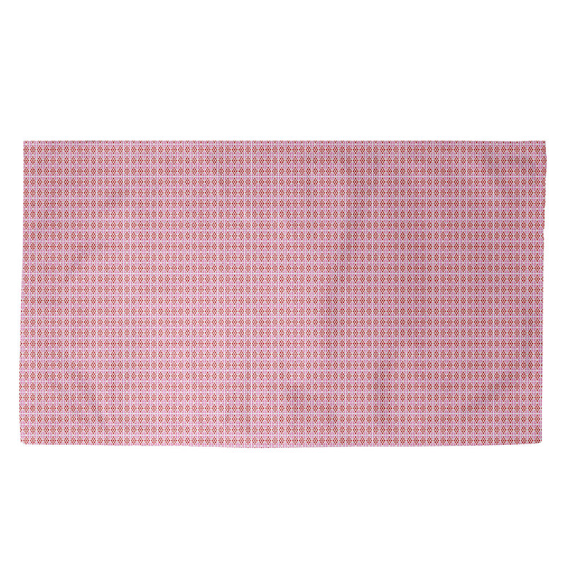 Tapis rose/rouge fait main, Rectangle 2 pi x 3 pi
