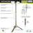 Powersmith Voyager Cordless Led Work Light 8000 Lumen, Use Your Power Tool Battery To Power The Light