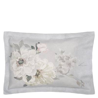 Fleurs Blanche Platinum Sham