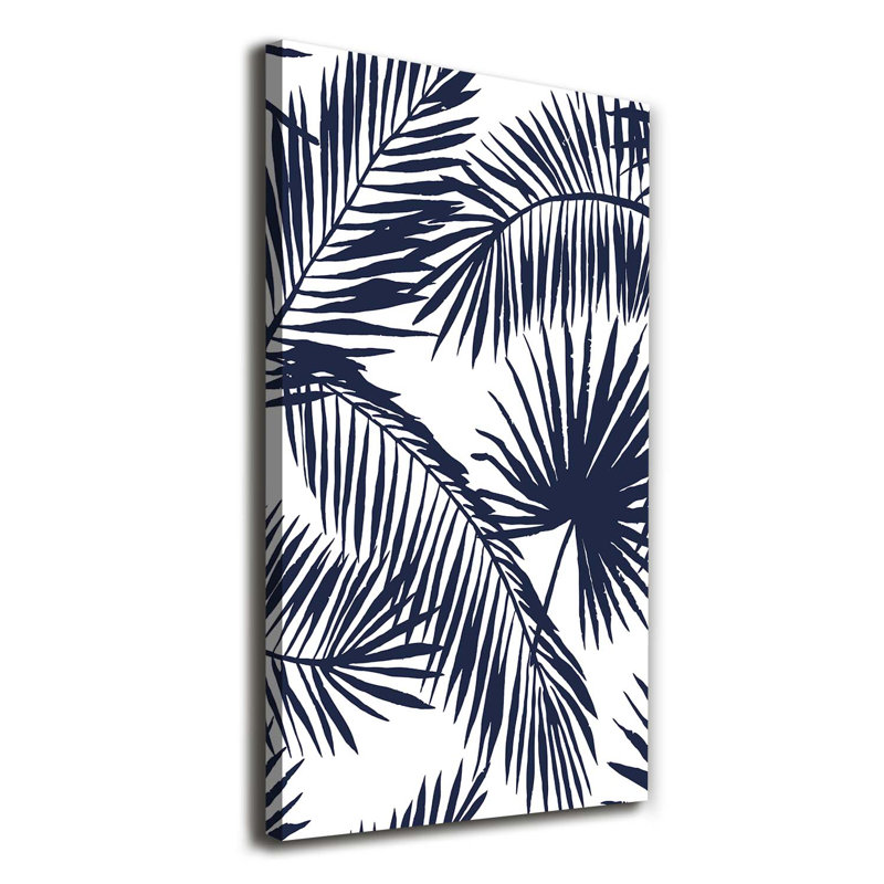 Leaves Of Palm - Wrapped Canvas Print