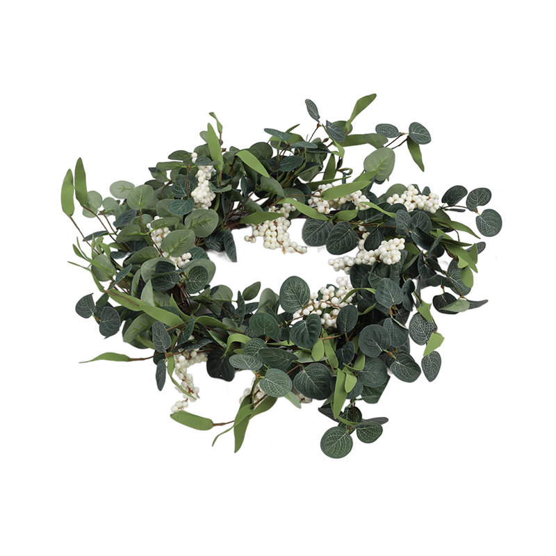 Faux Eucalyptus 55cm Wreath