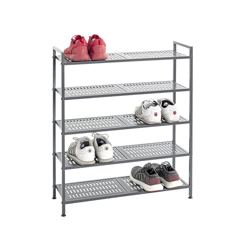Shoe Rack anthracite, 73 x 90 x 25 cm