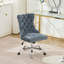 Chaise de bureau moderne rembourrée capitonnée avec base en métal et chaise de bureau réglable-258777099-258777110
