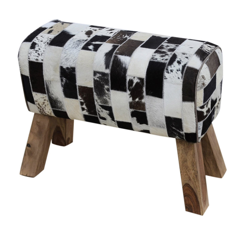 Olesen Leather Ottoman