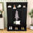 Hall Tree with Adjustable Shelves, Storage Bench and 7 Hooks-1363510059