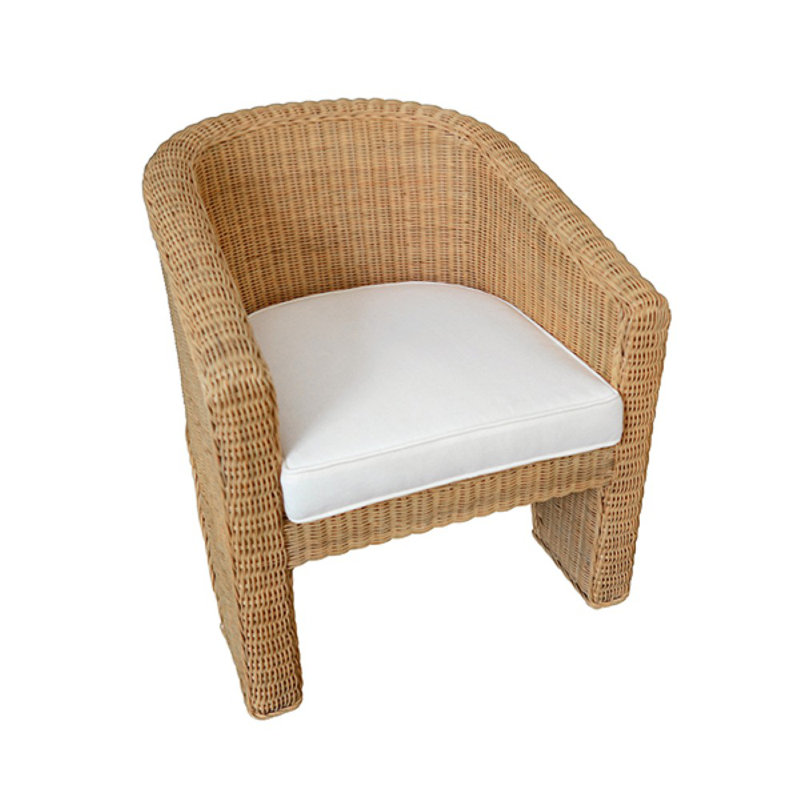 Giza Linen Barrel Chair