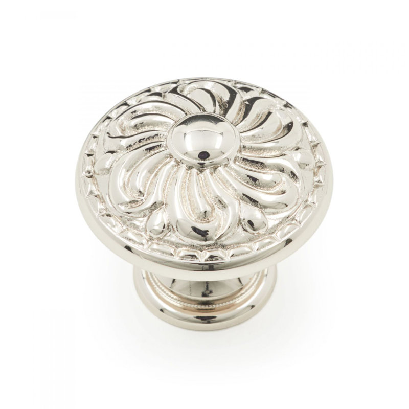 CK Series 1 3/8" Diameter Mushroom Knob, Polished Nickel