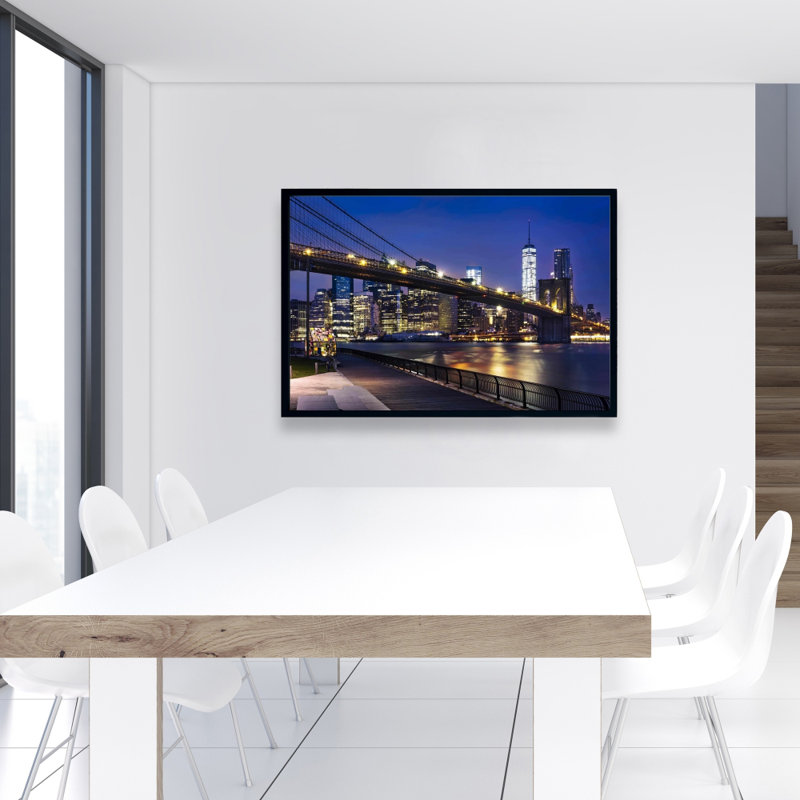 «City At Night» sur toile