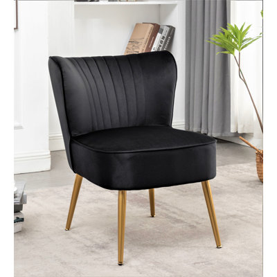 Upholstered Slipper Chair