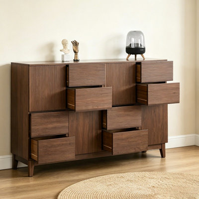 Armoire de rangement rétro grande capacité