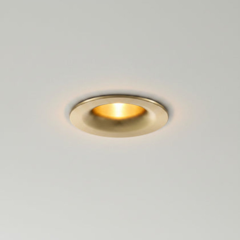 5 Watt LED Black Ceiling Recessed Downlight, Gold