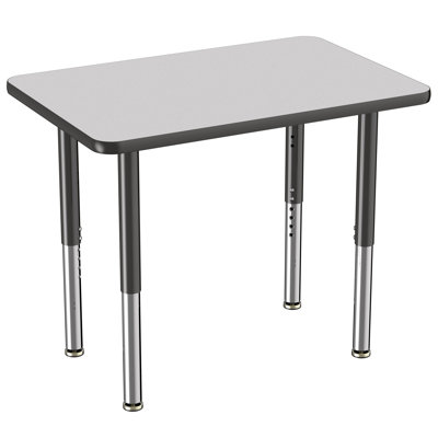 Rectangle T-Mold Adjustable Height Activity Table