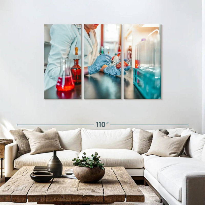 Keiri Laboratory, 48" H x 74" W