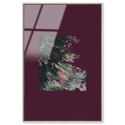 Falling Delicately High-Gloss Frameless Acrylic Glass Wall Art Abstract Print by Oliver Gal, Ready to Hang, 10 x 15