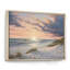«Ocean Serenity Gentle Pink Pastel Beach Sunset - Coastal Beach», reproduction sur toile-1757912324-1757912827