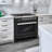 Cosmo 36 In. Nebula Collection 3.8 Cu. Ft. Gas Range, 5 Burners, Rapid Convection Oven, Cast Iron Grates In Matte Black