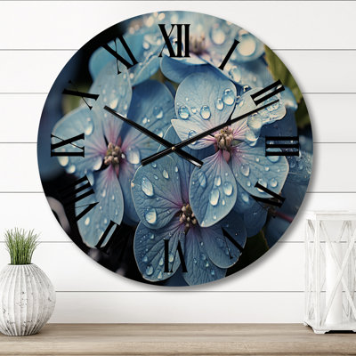 Horloge murale surdimensionnée en bois