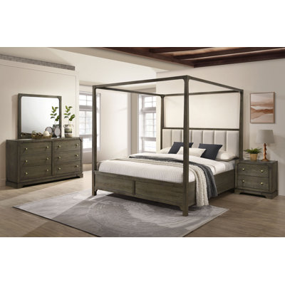 Finnlo 4-piece Queen Bedroom Set Dark Cocoa
