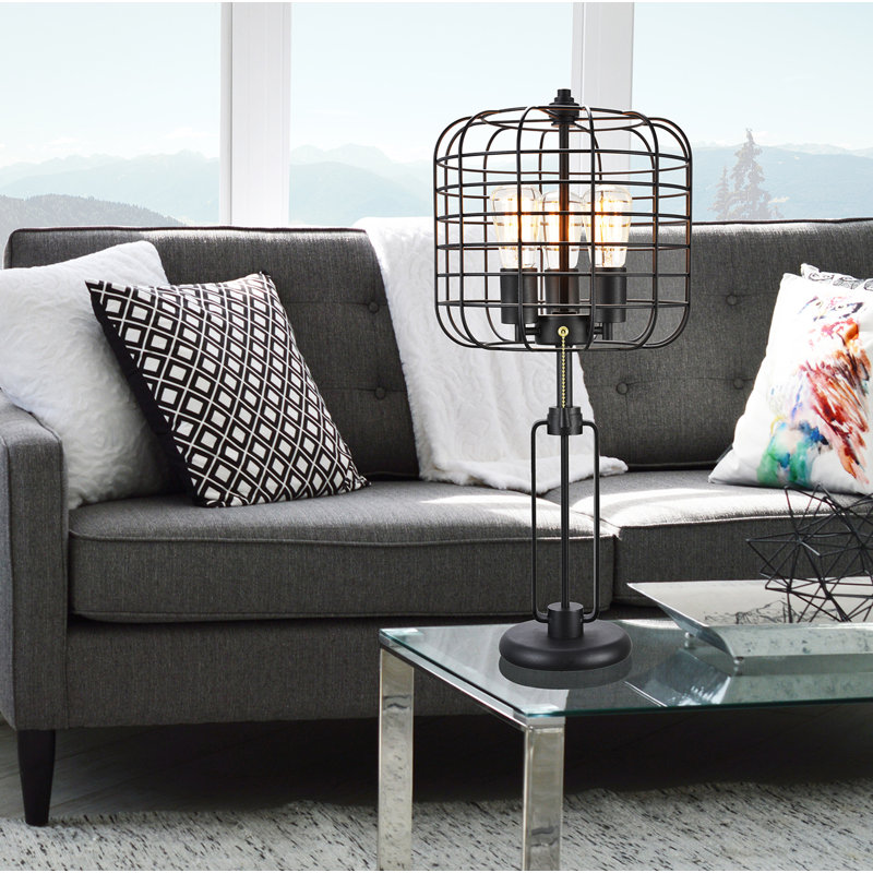 Lampe de table noire 27 po Mundt