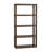 Denali 80.25 In. Brown Solid Wood 4 Shelf Etagere_Bookcase
