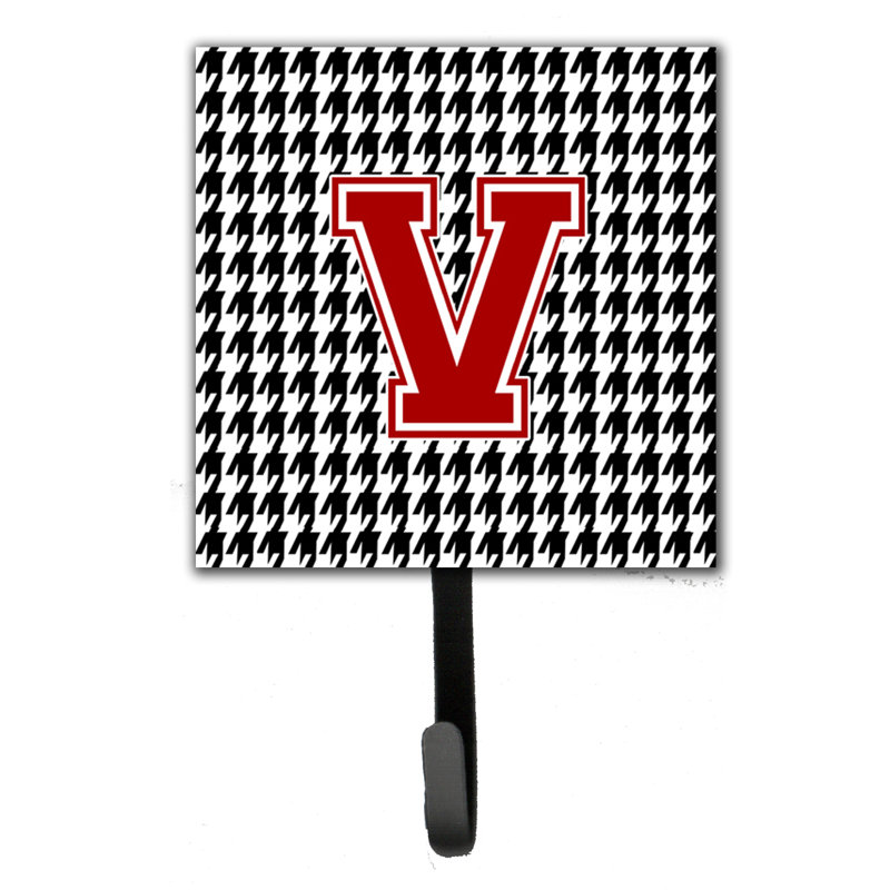 Porte-laisse houndstooth et crochet mural, V