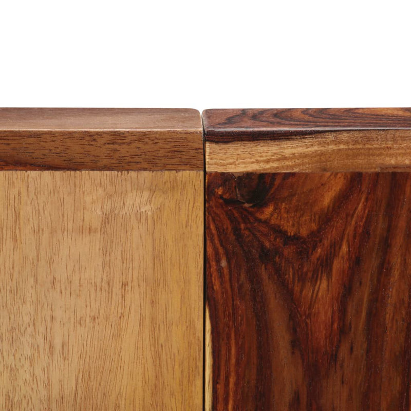 Dining Table Solid Reclaimed Wood, Brown, 29.5" H x 78.7 " L x 39.4" W
