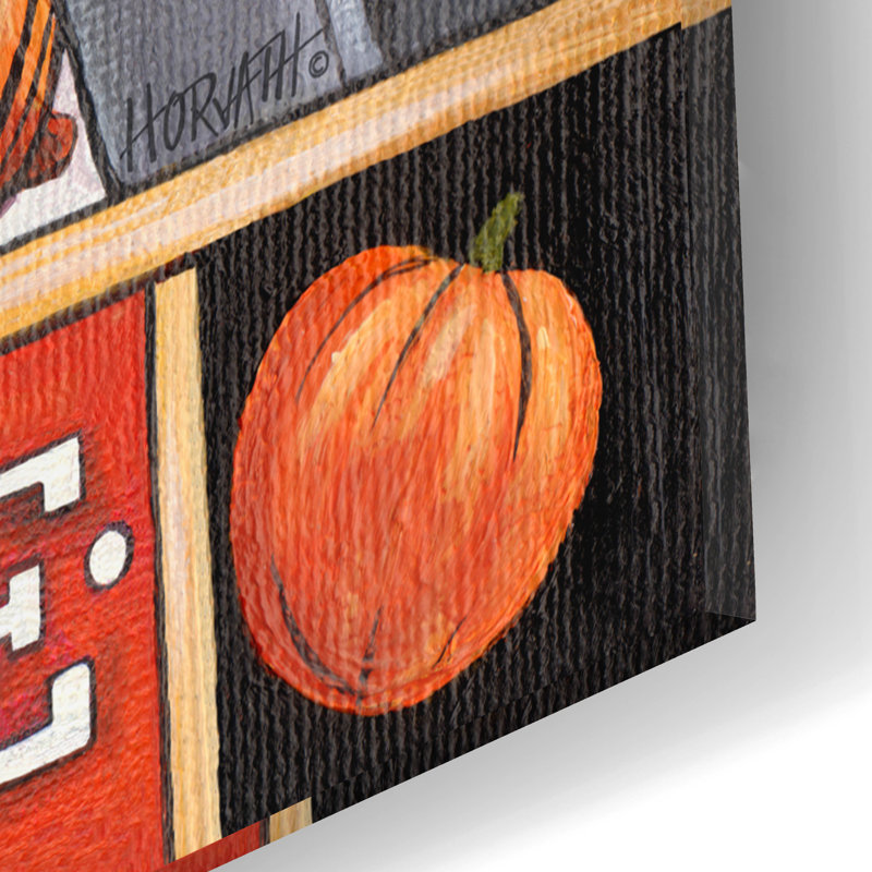 «Halloween Cupcake» par Cathy Horvath, H 16 po x l 12 po x P 0,13 po