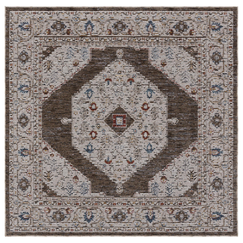 Sierra Performance Oriental Rug, Square 6'