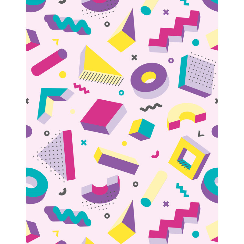 Finnik 7m x 75cm Wallpaper Roll, Pink